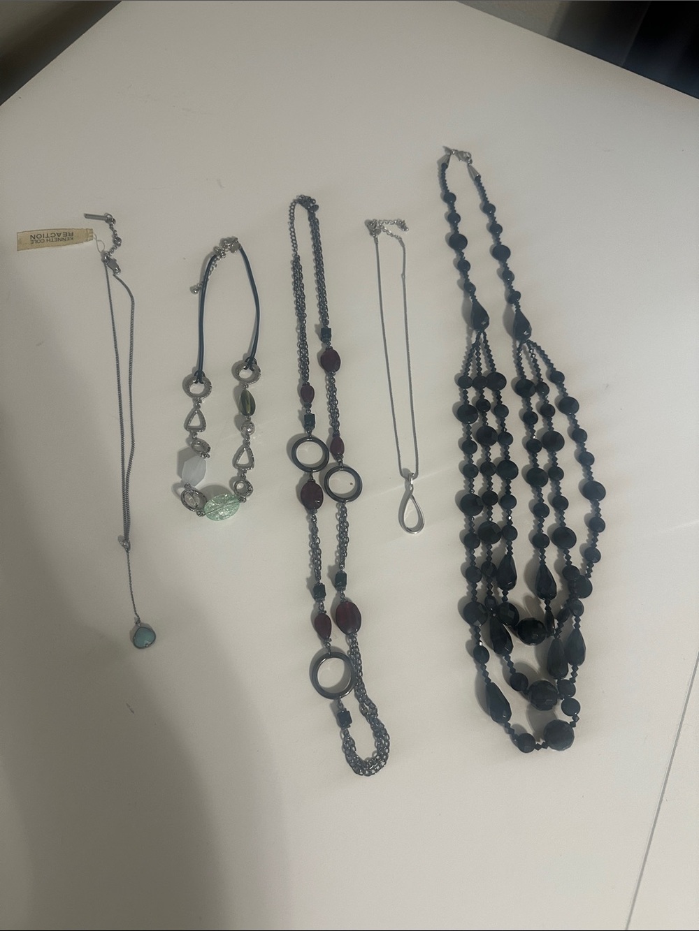 Set of Lia Sophia Necklaces. One nwt Kenneth Cole Reaction